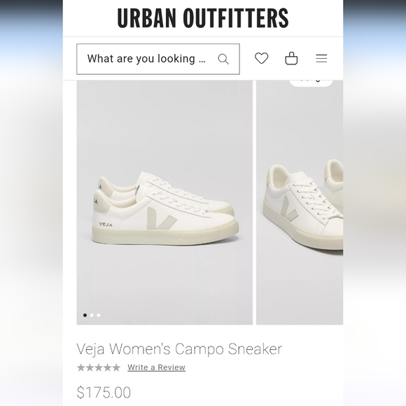 VEJA V-12 White Sable Leather Sneaker - Picture 3 of 14